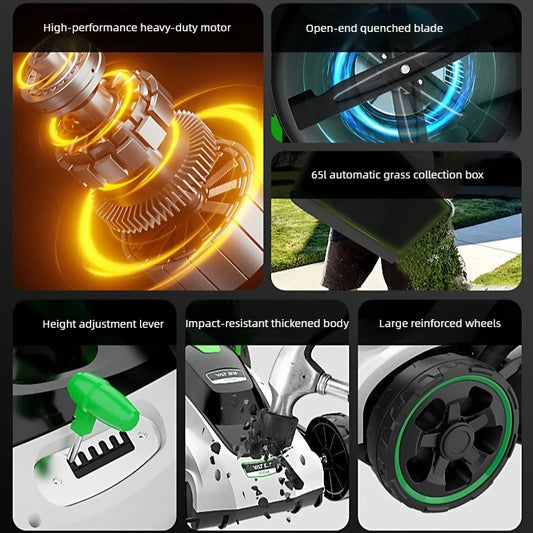 New Type Electric Walk Behind Push Lawn Mower