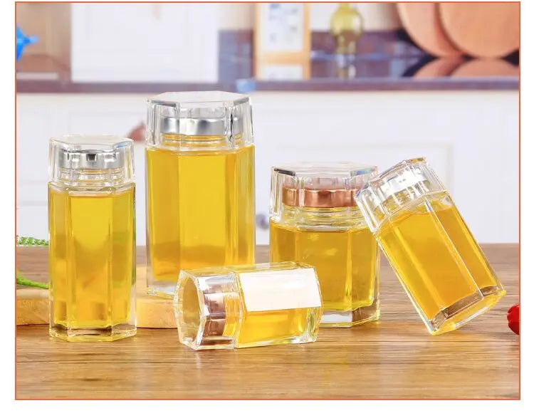 50pcs 180ml Honey Glass Storage Bottle jar