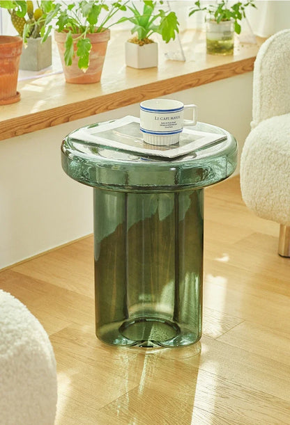 Nordic Round Coffee Tables,Glass