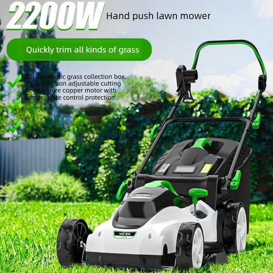 New Type Electric Walk Behind Push Lawn Mower