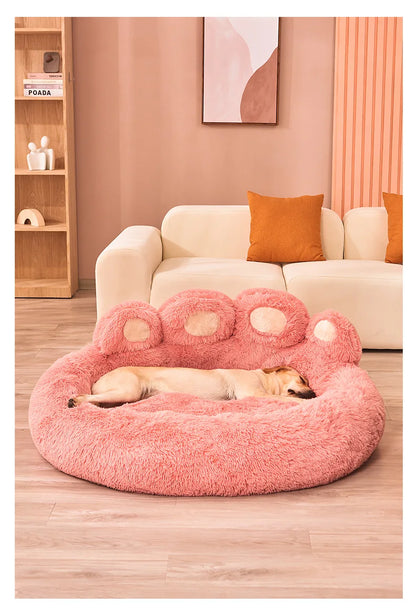 Fluffy Dog Bed Winter Warm Large