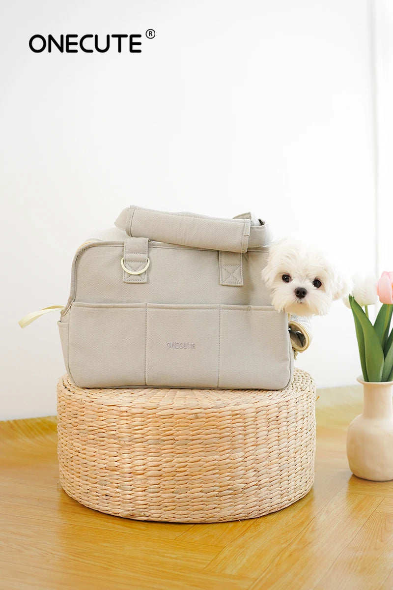 Puppy Go Out Portable Shoulder Handbag