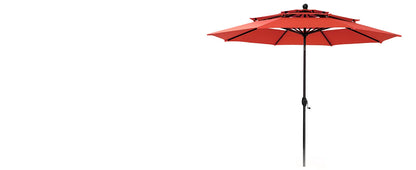10ft Patio Umbrella Outdoor 3 Tier Vented