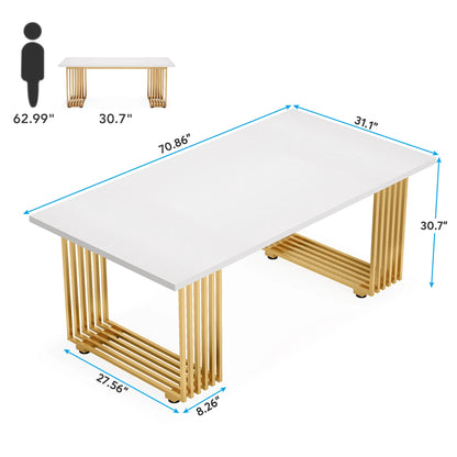 Tribesigns 63-Inch Rectangular Dining Table
