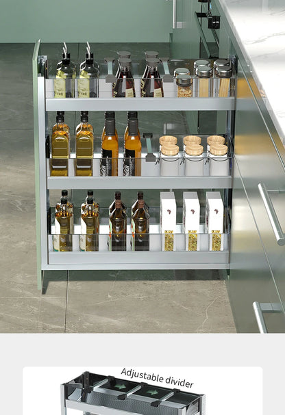 Kitchen Cabinet Drawer Seasoning Storage
