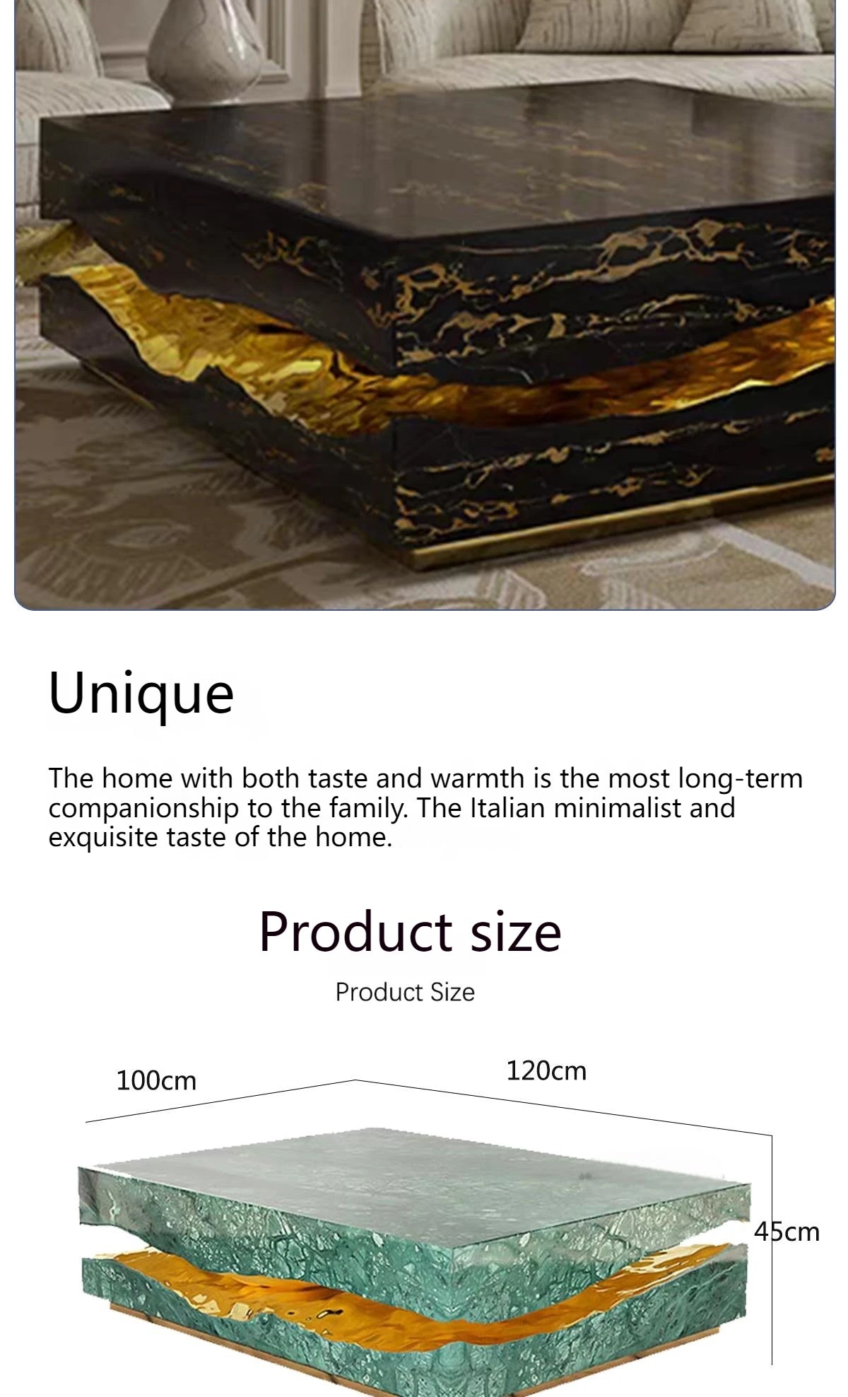 Waterproof Coffee Table Sturdy