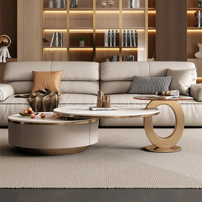 Modern Luxury Foldable Coffee Table Set