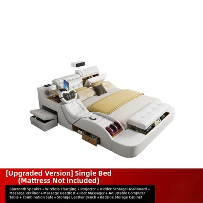 Modern minimalist massage leather bed