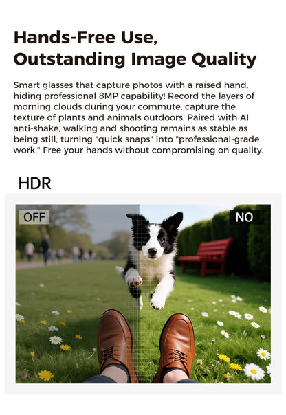 2026 Ultra AI Smart Glasses 800W HD Camera