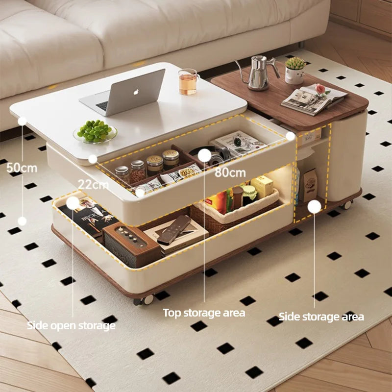 Multifunctional Storage Living Room Tea Tables