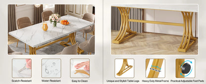 Tribesigns 63-Inch Rectangular Dining Table