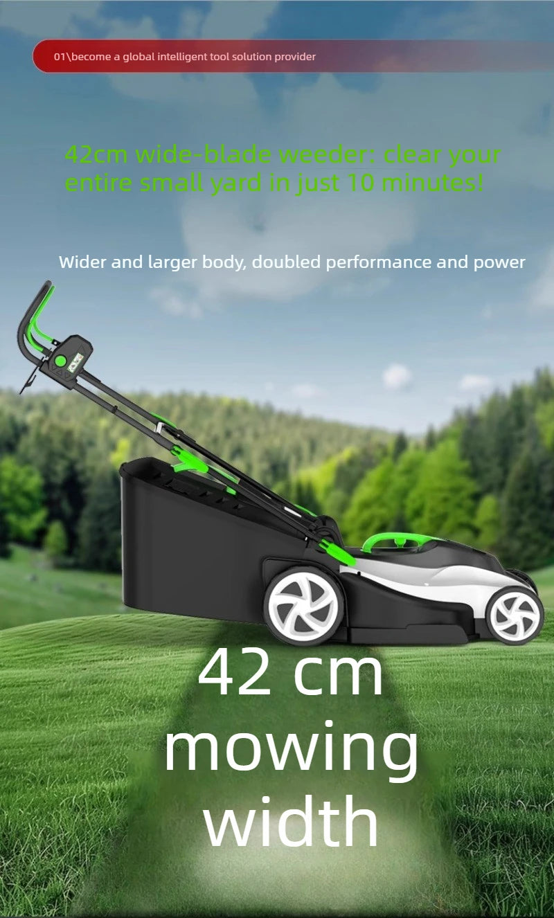 New Type Electric Walk Behind Push Lawn Mower