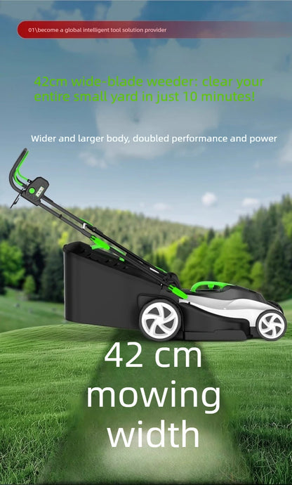 New Type Electric Walk Behind Push Lawn Mower