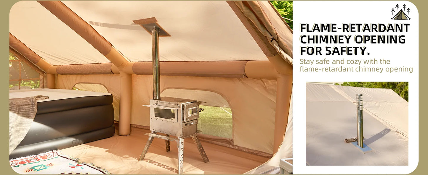 129 Square Feets Large Inflatable Camping Tent