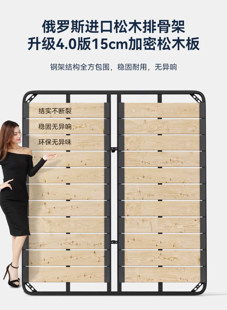 king size minimalist bed 2 people 180x200cm