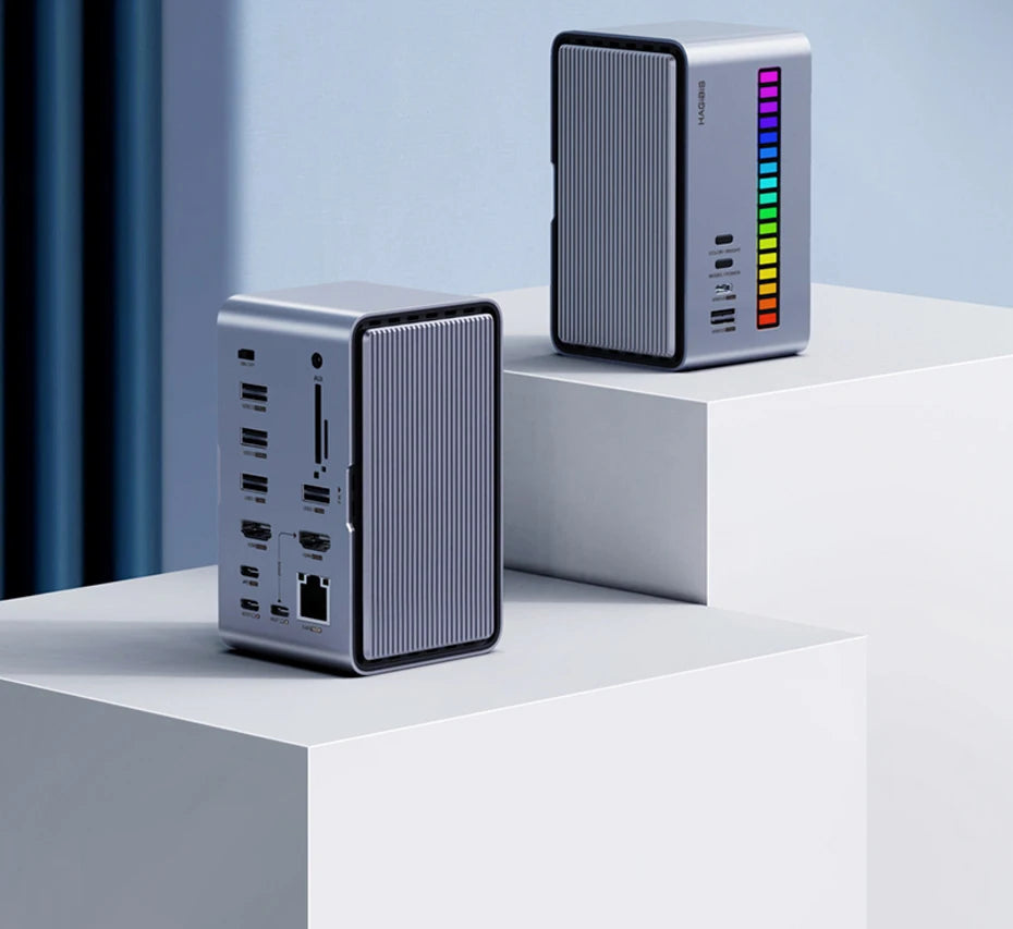 Hagibis USB C Docking Station with Dual HDMI