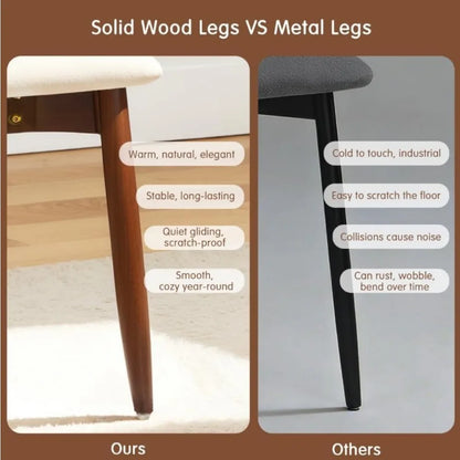 Set of 8 Upholstered Dining Chairs