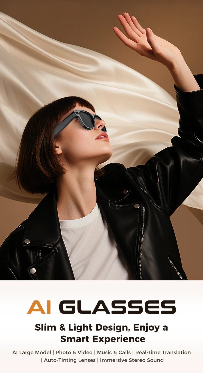 2026 Ultra AI Smart Glasses 800W HD Camera