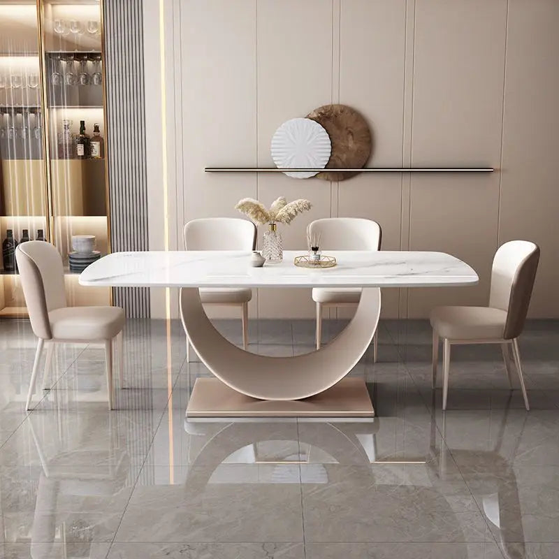 Stainless Steel Legs 8 Chairs Eco-Friendly