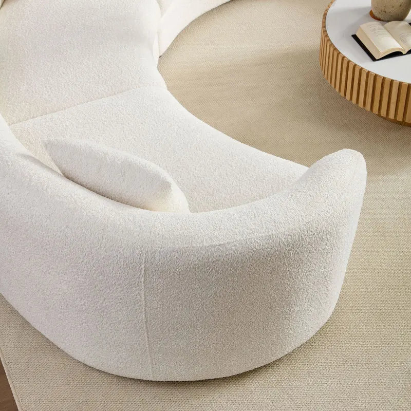 Oversized Curved Sectional Sofa