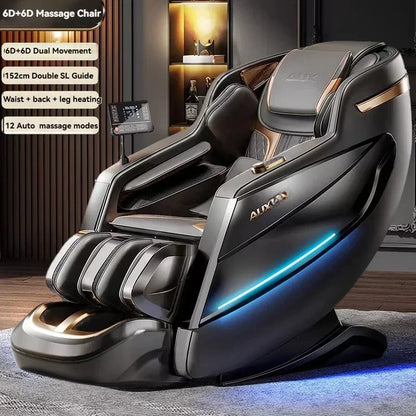 Dual-Core 6D+6D Massage Chair Full Body