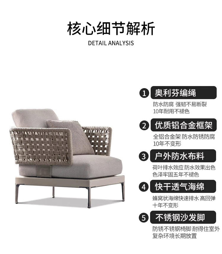 Luxury Metal Garden Furniture Sets