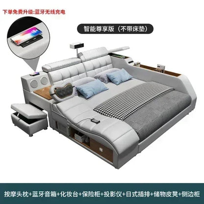 Modern Master Double Bed Multifonction