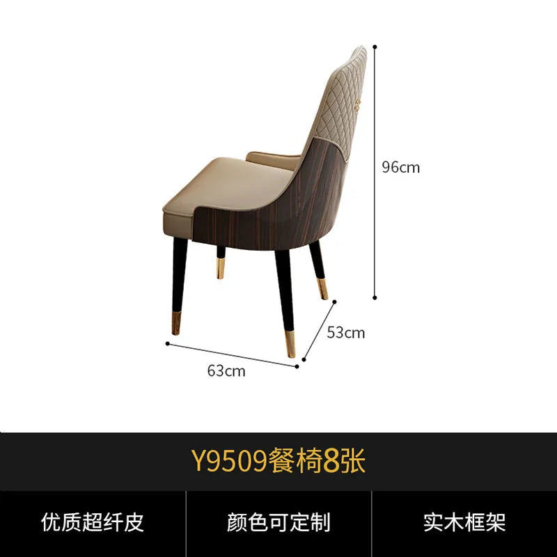 Modern restaurant marble round dining table