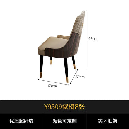 Modern restaurant marble round dining table