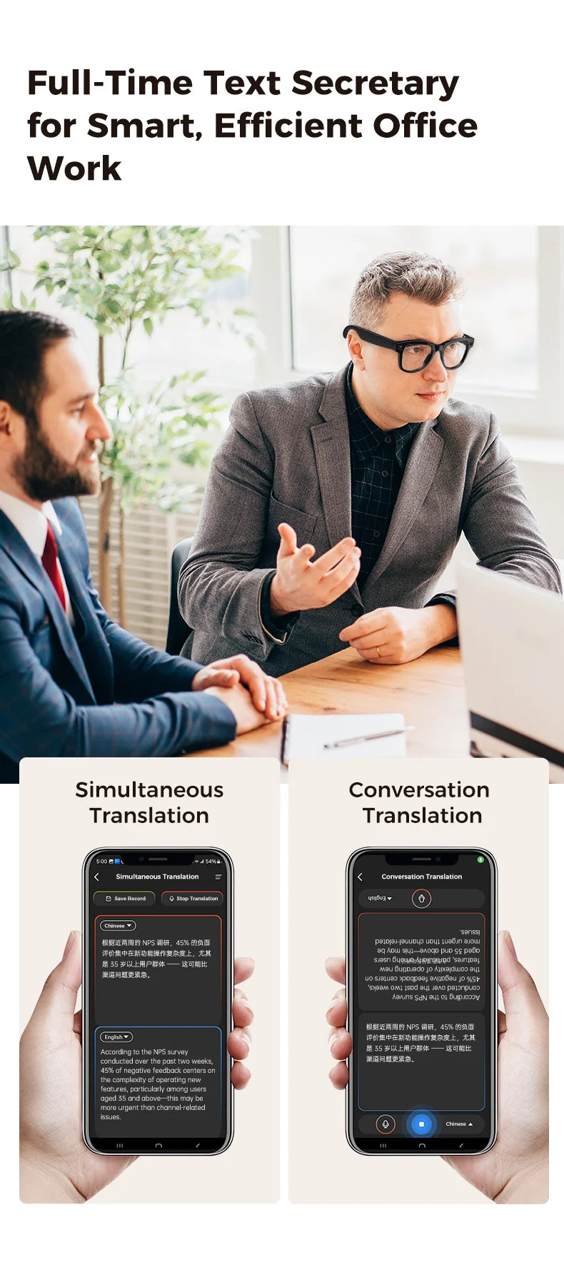 2026 Ultra AI Smart Glasses 800W HD Camera