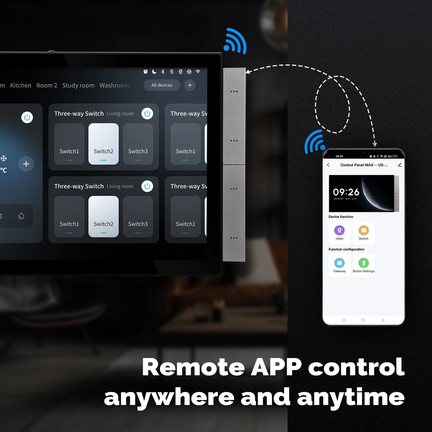 MOES Tuya Smart Home Control Panel