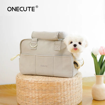 Puppy Go Out Portable Shoulder Handbag
