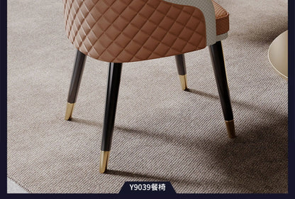 Modern restaurant marble round dining table