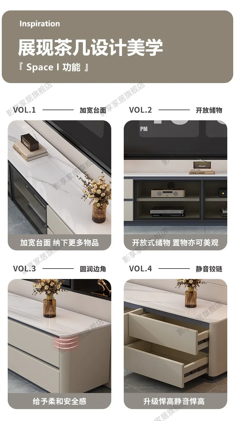Storage Organizer Tv Stands Universal Floor Shelf