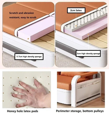 Fresh Foldable Home Sofa Fold Bed Furniture