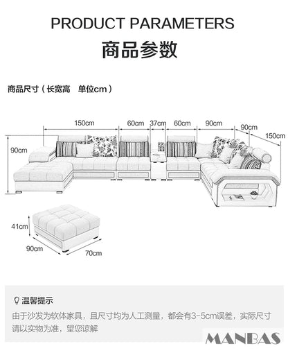 MINGDIBAO Fabric Sofa Set Furniture Living Room