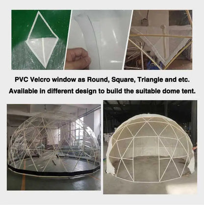 Custom 3.6m Luxury Waterproof Glamping Dome