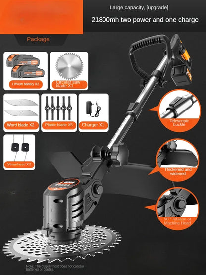 Portable Electric Lawn Mower with Lithium Battery