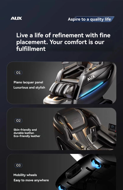 Dual-Core 6D+6D Massage Chair Full Body