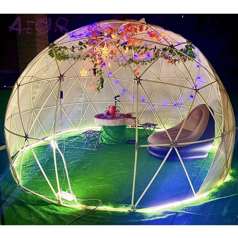 Custom 3.6m Luxury Waterproof Glamping Dome