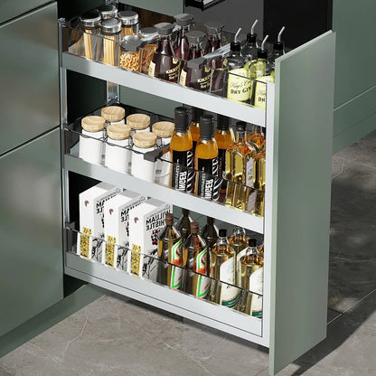 Kitchen Cabinet Drawer Seasoning Storage