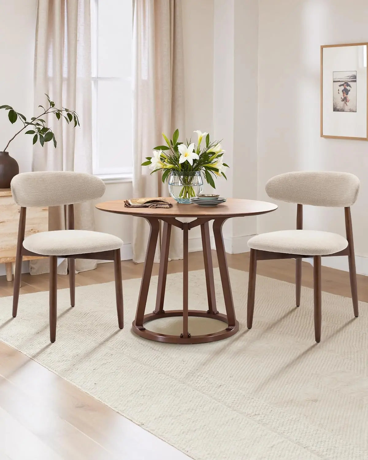 Dining Room Chairs Set of 4, Upholstered