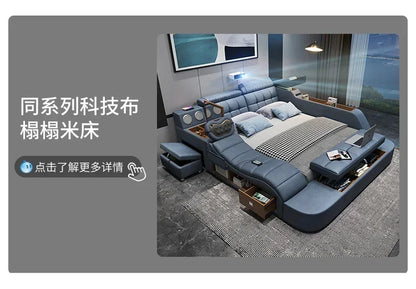 Modern Master Double Bed Multifonction