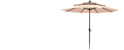 10ft Patio Umbrella Outdoor 3 Tier Vented