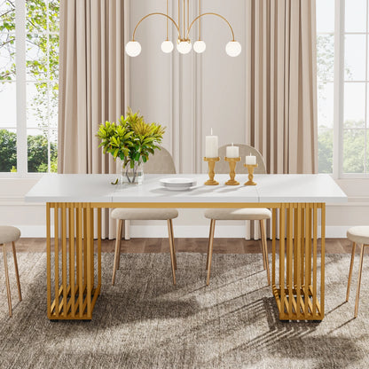 Tribesigns 63-Inch Rectangular Dining Table