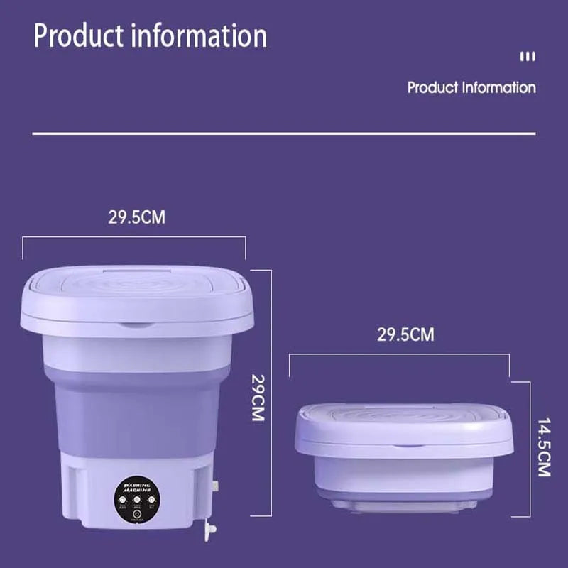 8L Foldable Washing Machine Portable