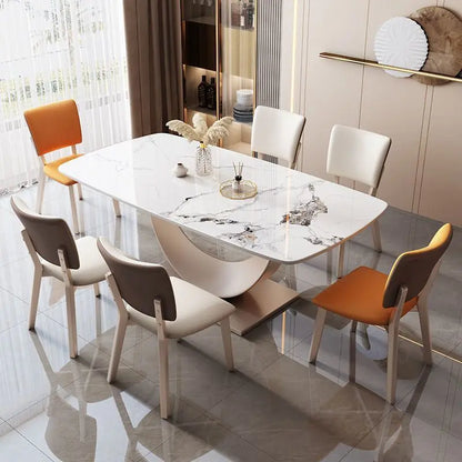 Stainless Steel Legs 8 Chairs Eco-Friendly