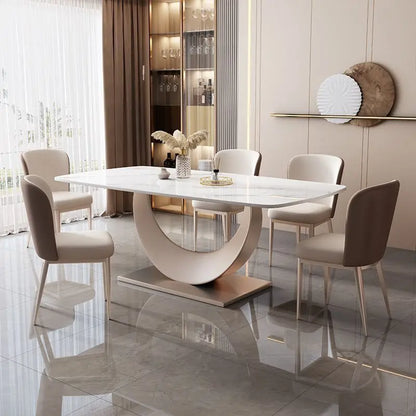 Stainless Steel Legs 8 Chairs Eco-Friendly