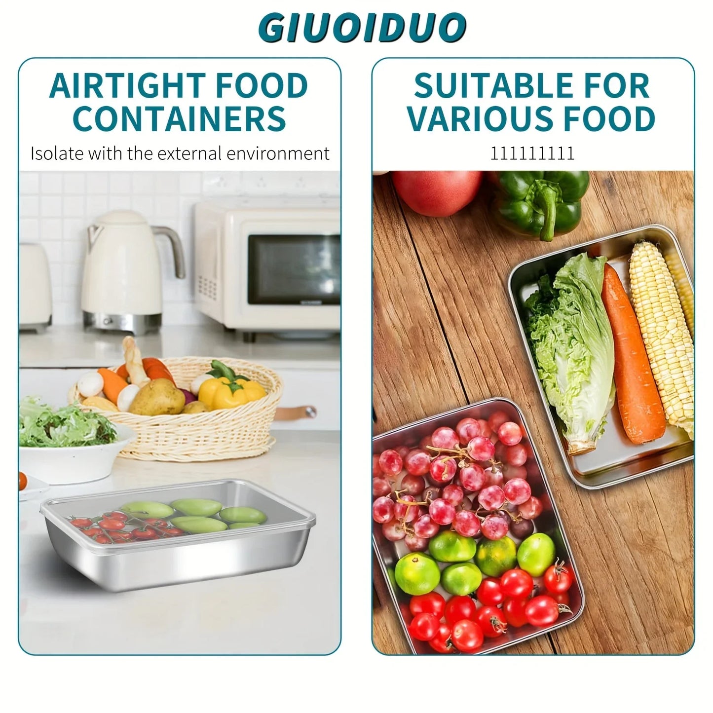 Stainless Steel Home Food Storage Container