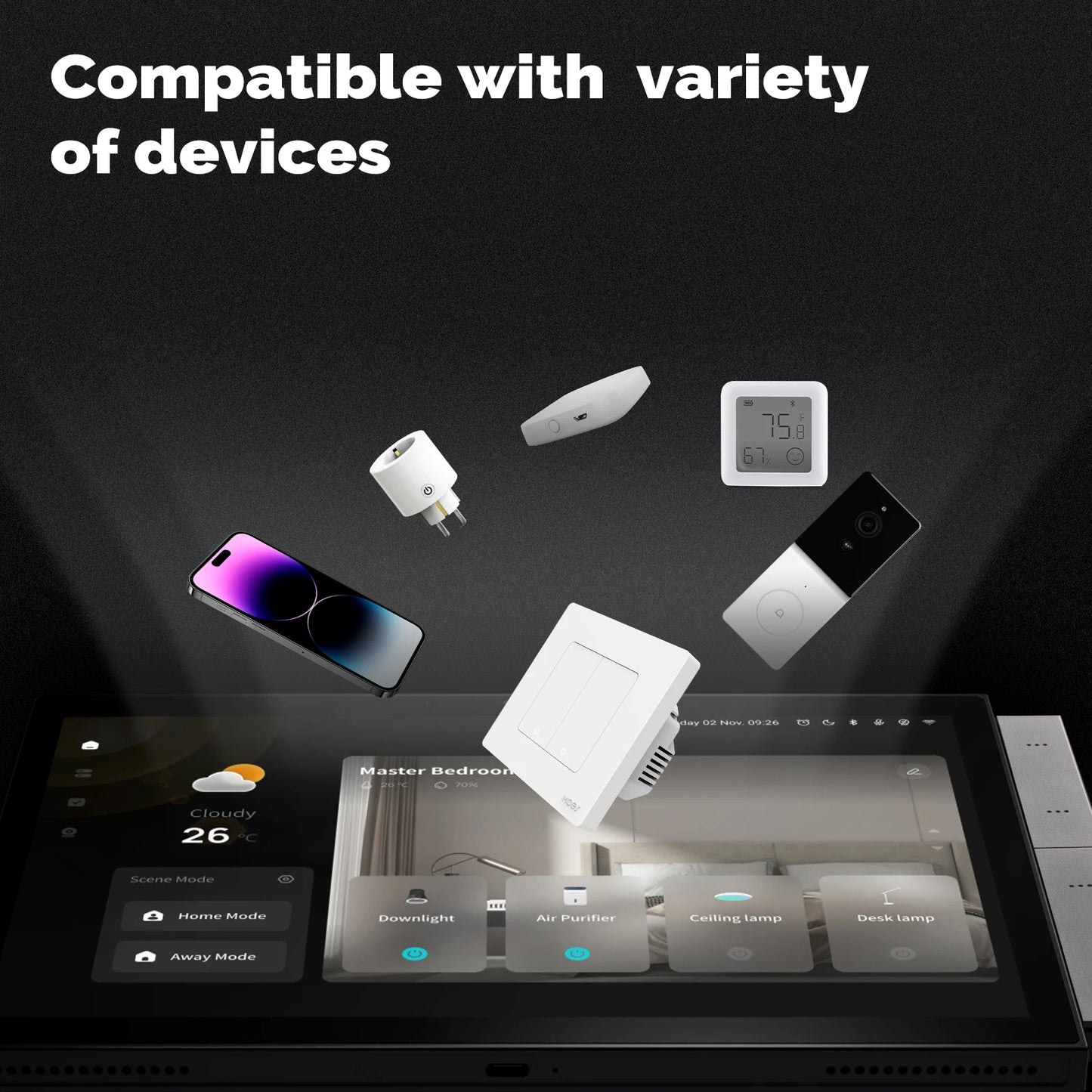 MOES Tuya Smart Home Control Panel